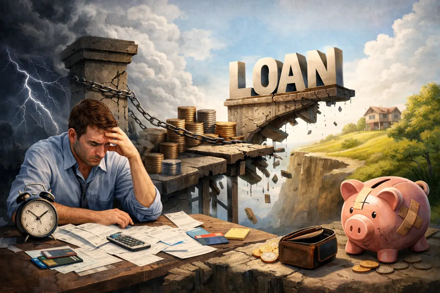 הלוואה זה לא פתרון. לפעמים זה סימפטום