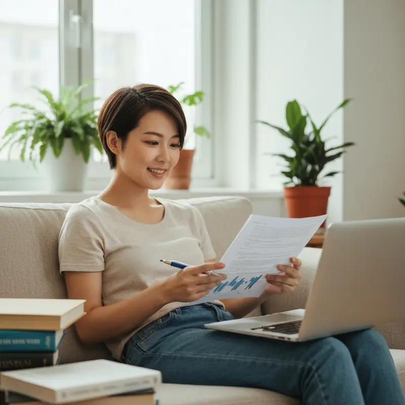 אישה ישראלית מחייכת מרוצה מפתרון הלוואה.