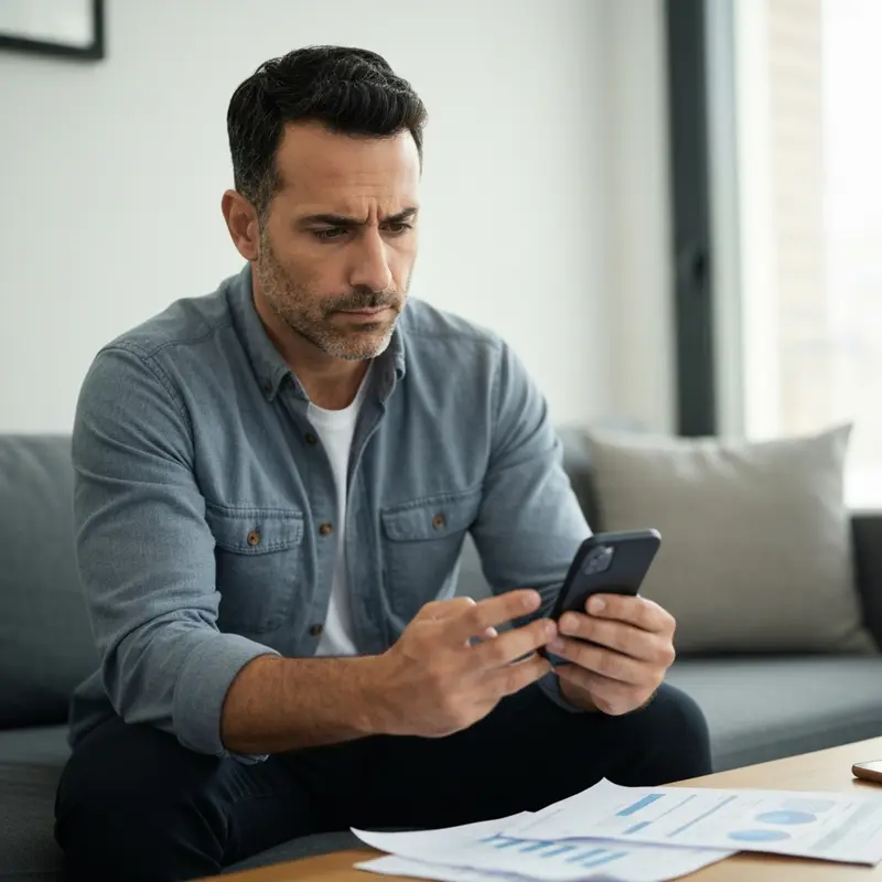 זוג ישראלי משווה ביטוחי משכנתא בבית