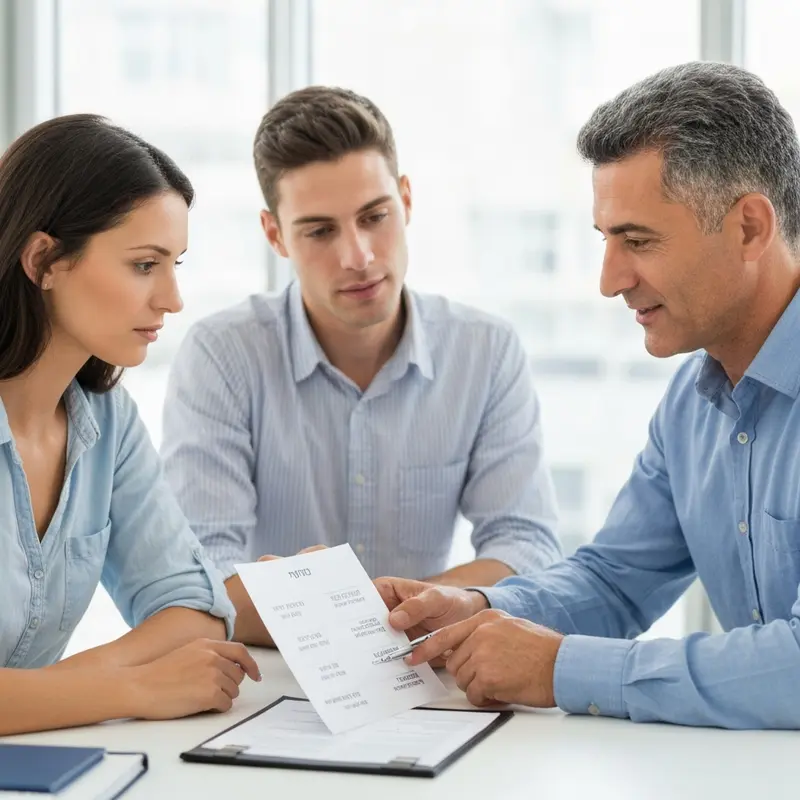 איש עסקים ישראלי לחוץ על הטלפון