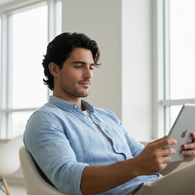 אישה ישראלית מרוצה בודקת את תזרים המזומנים שלה