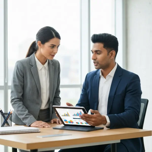 יועץ פיננסי מסביר על הלוואה על חשבון הפנסיה ללקוח